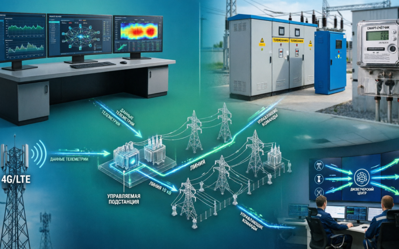 Цифровизация электрических сетей в г. Краснодар